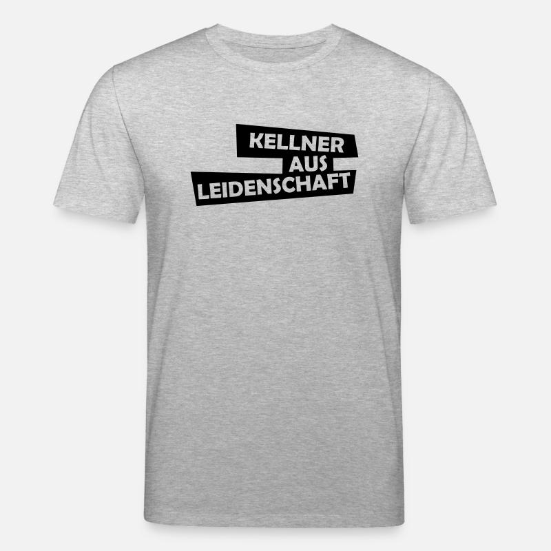kellner aus leidenschaft - Stanley/Stella Unisex Bio-T-Shirt CREATOR - Grau meliert