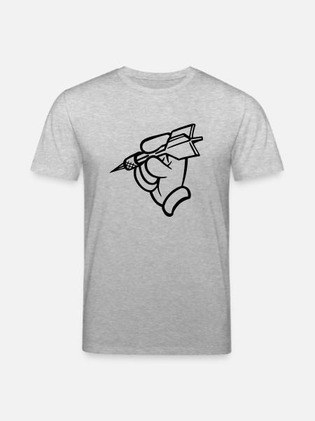 Dart - Stanley/Stella Unisex Bio-T-Shirt CREATOR - Grau meliert