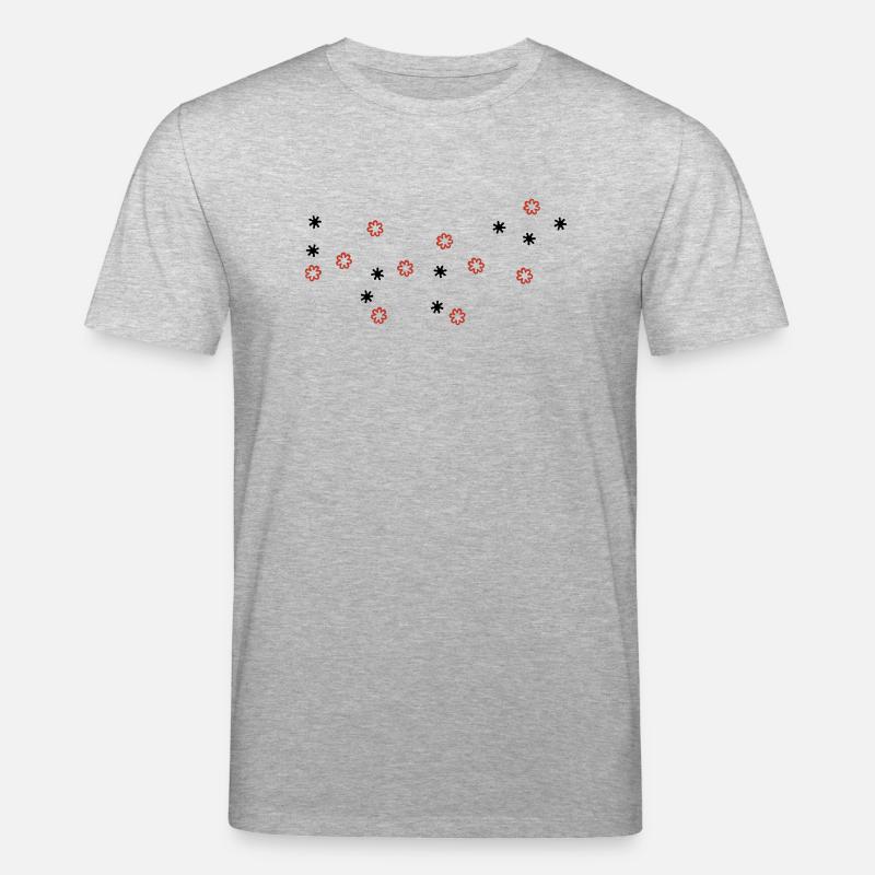 blümchen - Stanley/Stella Unisex Bio-T-Shirt CREATOR  - Grau meliert