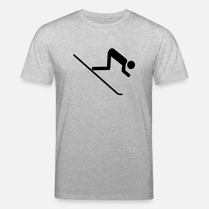 ski - T-shirt bio CREATOR Stanley/Stella Unisexe - gris chiné