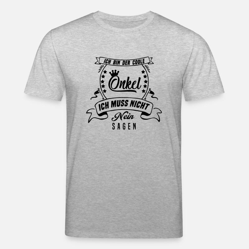 Cooler Onkel - Stanley/Stella Unisex Bio-T-Shirt CREATOR - Grau meliert