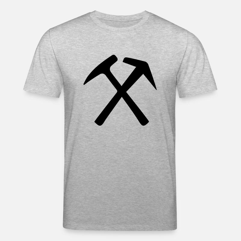 Dachdecker - Stanley/Stella Unisex Bio-T-Shirt CREATOR  - Grau meliert