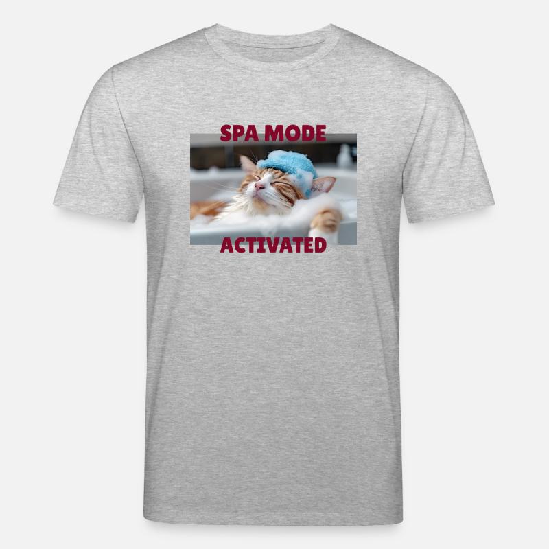 Mode spa chat - T-shirt bio CREATOR Stanley/Stella Unisexe - gris chiné