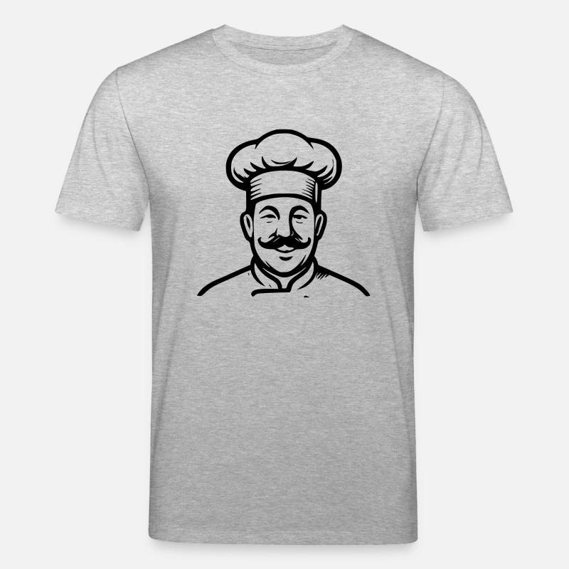 DER KÜCHENCHEF - Stanley/Stella Unisex Bio-T-Shirt CREATOR  - Grau meliert