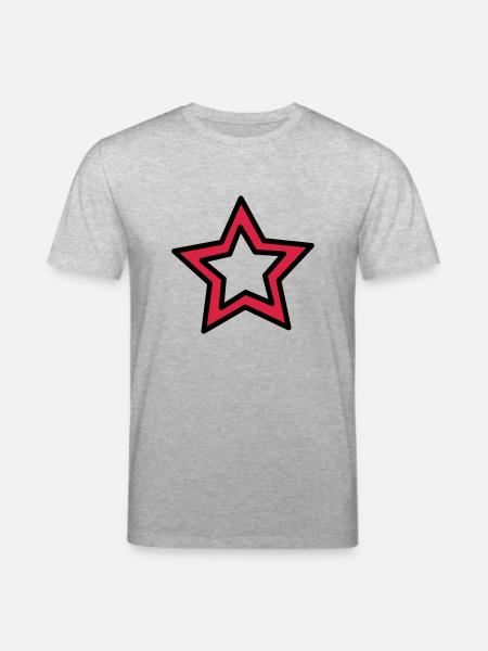Double Star - Stanley/Stella CREATOR Unisex Organic T-Shirt - heather grey