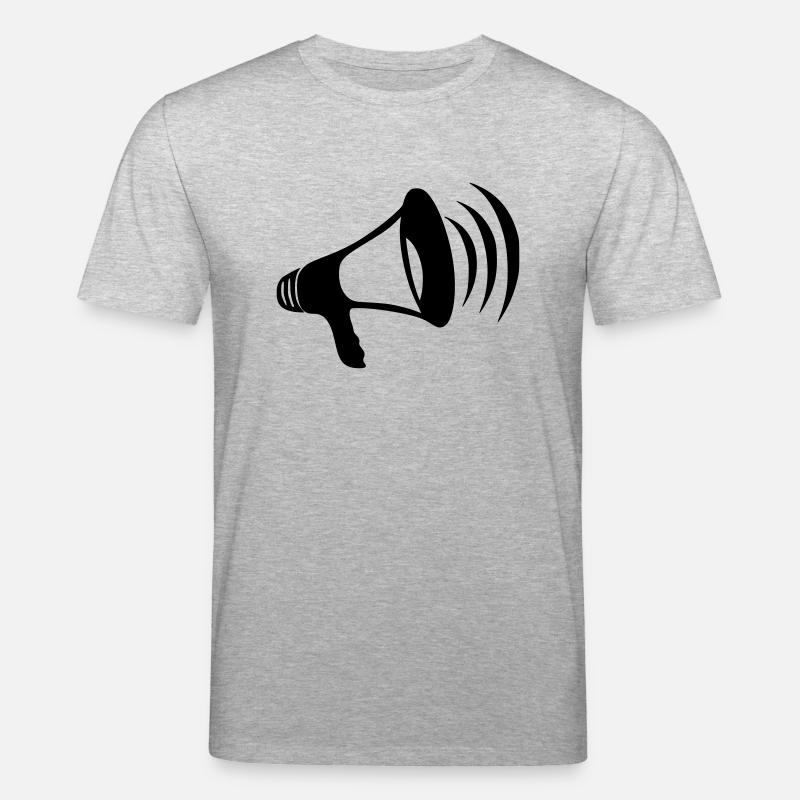 Megaphon - Stanley/Stella Unisex Bio-T-Shirt CREATOR  - Grau meliert
