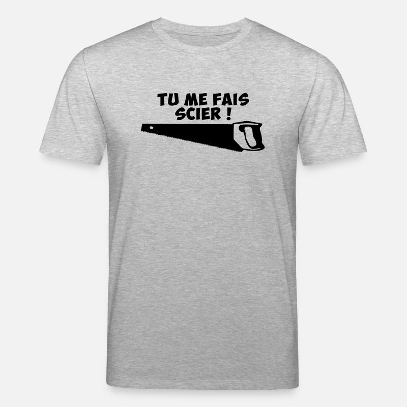Sie machen mich sah - Stanley/Stella Unisex Bio-T-Shirt CREATOR - Grau meliert