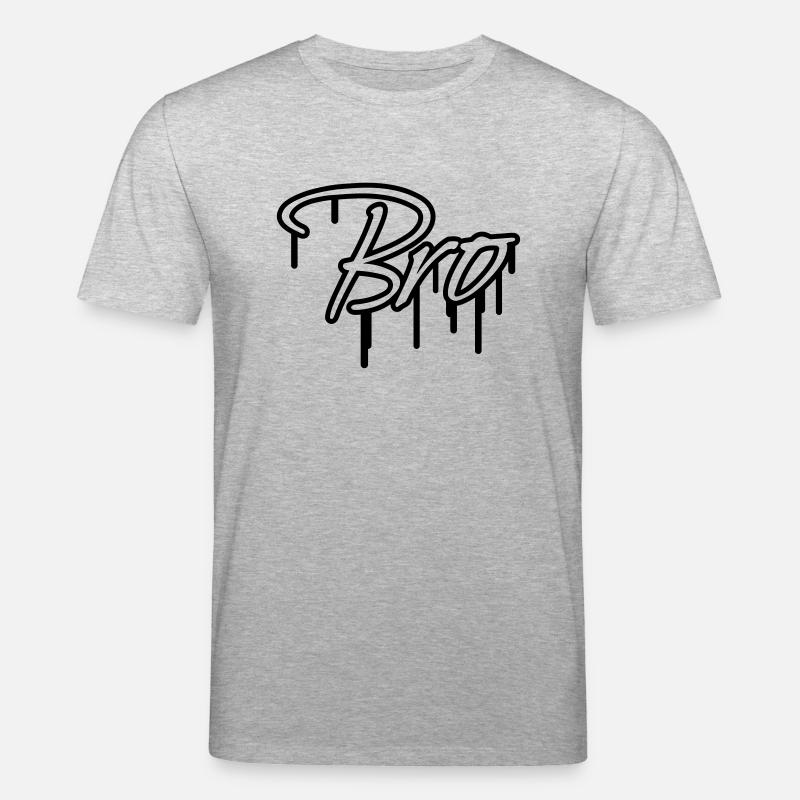 Bro Graffiti Design - T-shirt bio CREATOR Stanley/Stella Unisexe - gris chiné