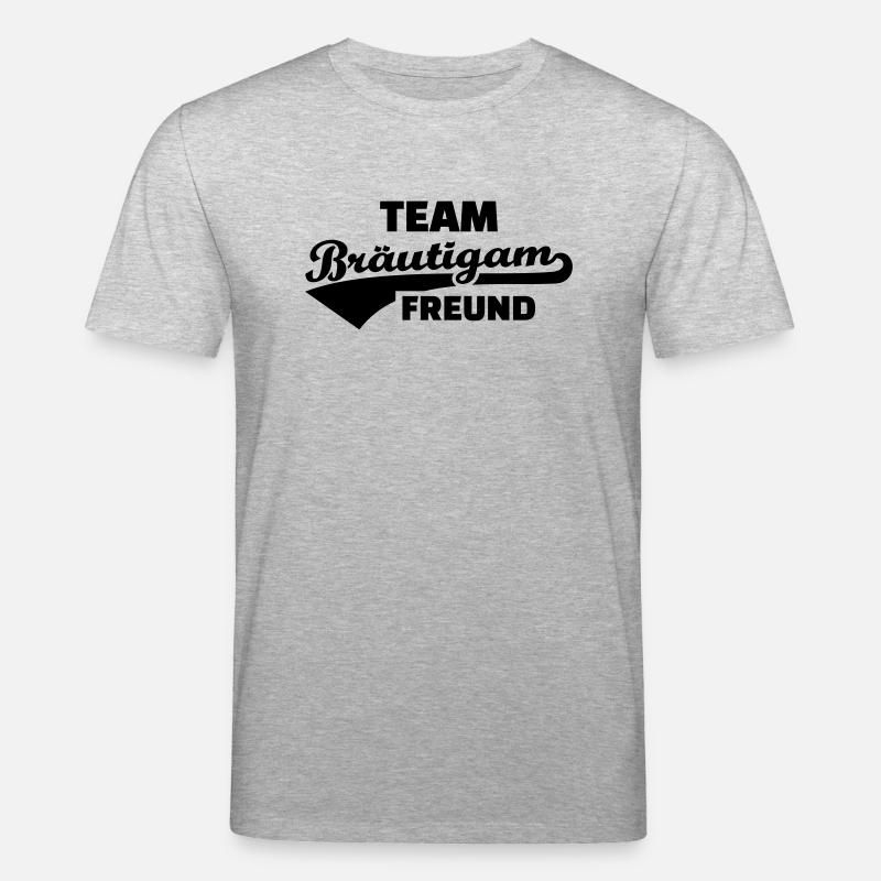Team Bräutigam - Stanley/Stella Unisex Bio-T-Shirt CREATOR  - Grau meliert