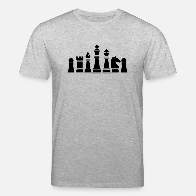 Pièces d’échecs - T-shirt bio CREATOR Stanley/Stella Unisexe - gris chiné