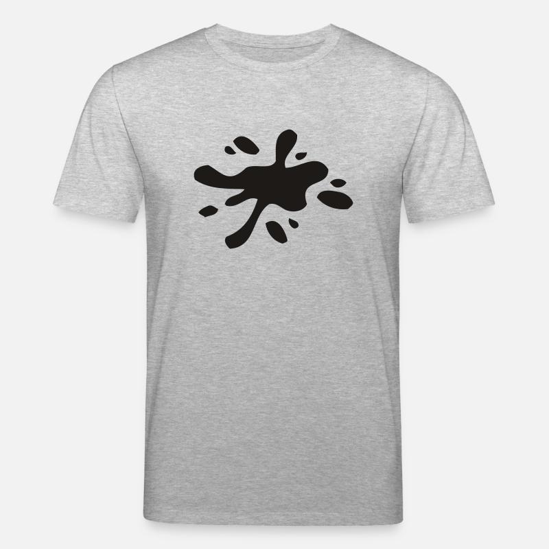 Klecks 2 - Stanley/Stella Unisex Bio-T-Shirt CREATOR  - Grau meliert