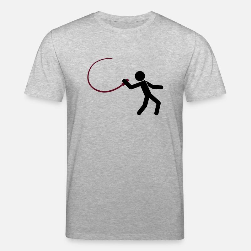 M8 mit Peitsche - Stanley/Stella Unisex Bio-T-Shirt CREATOR  - Grau meliert
