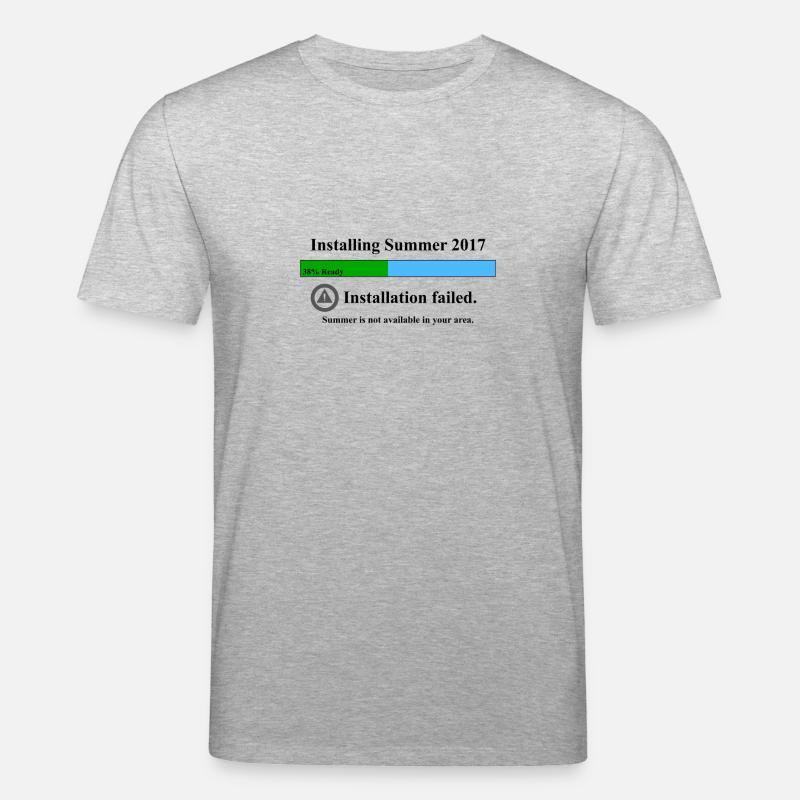 pas d'été - T-shirt bio CREATOR Stanley/Stella Unisexe - gris chiné
