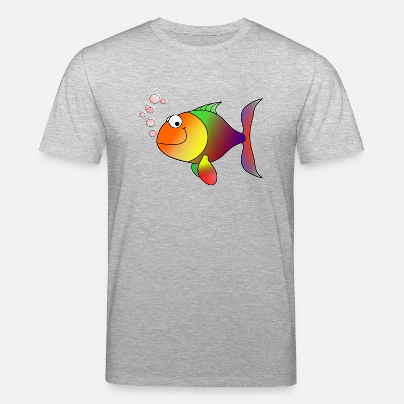 poisson - T-shirt bio CREATOR Stanley/Stella Unisexe - gris chiné