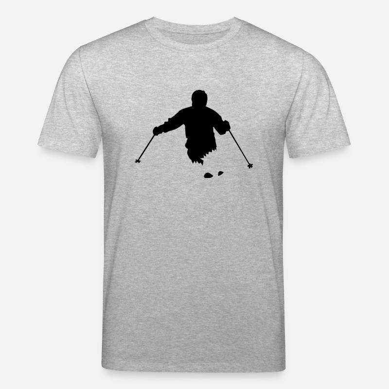 Tiefschnee Ski (swity) - Stanley/Stella Unisex Bio-T-Shirt CREATOR  - Grau meliert