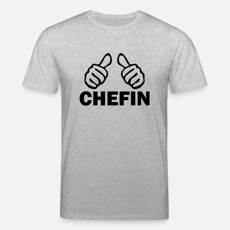 chefin - Stanley/Stella Unisex Bio-T-Shirt CREATOR  - Grau meliert