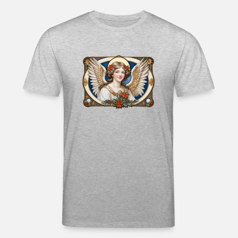 Engel - Stanley/Stella Unisex Bio-T-Shirt CREATOR  - Grau meliert