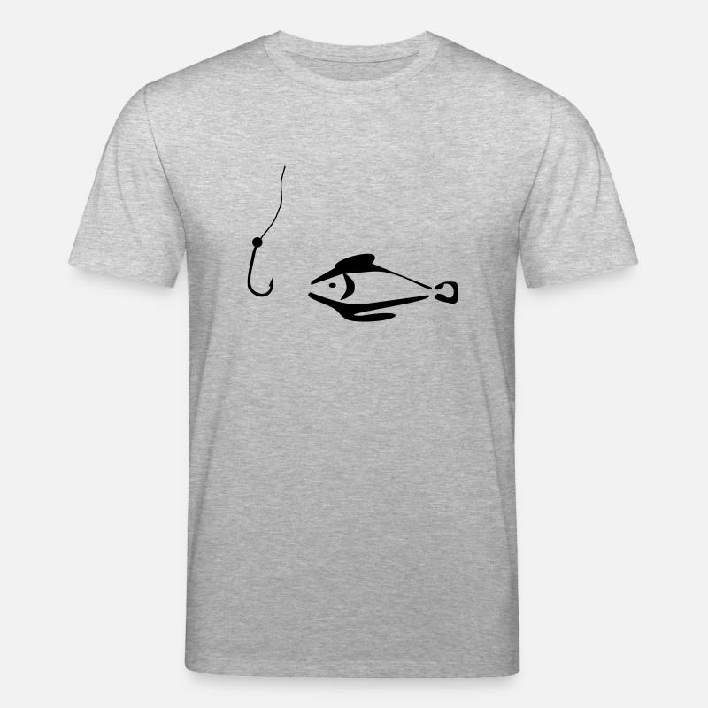 Angeln - Stanley/Stella Unisex Bio-T-Shirt CREATOR  - Grau meliert