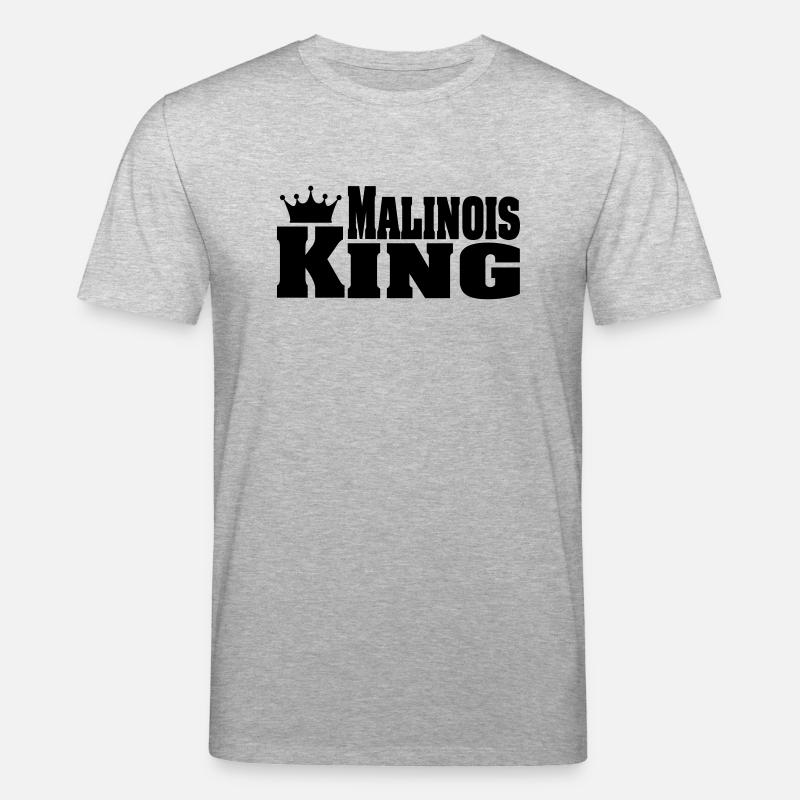 MALINOIS KING - Stanley/Stella Unisex Bio-T-Shirt CREATOR  - Grau meliert