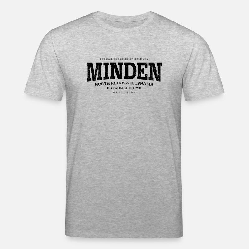 Minden (black oldstyle Edt. '13) - Stanley/Stella Unisex Bio-T-Shirt CREATOR  - Grau meliert