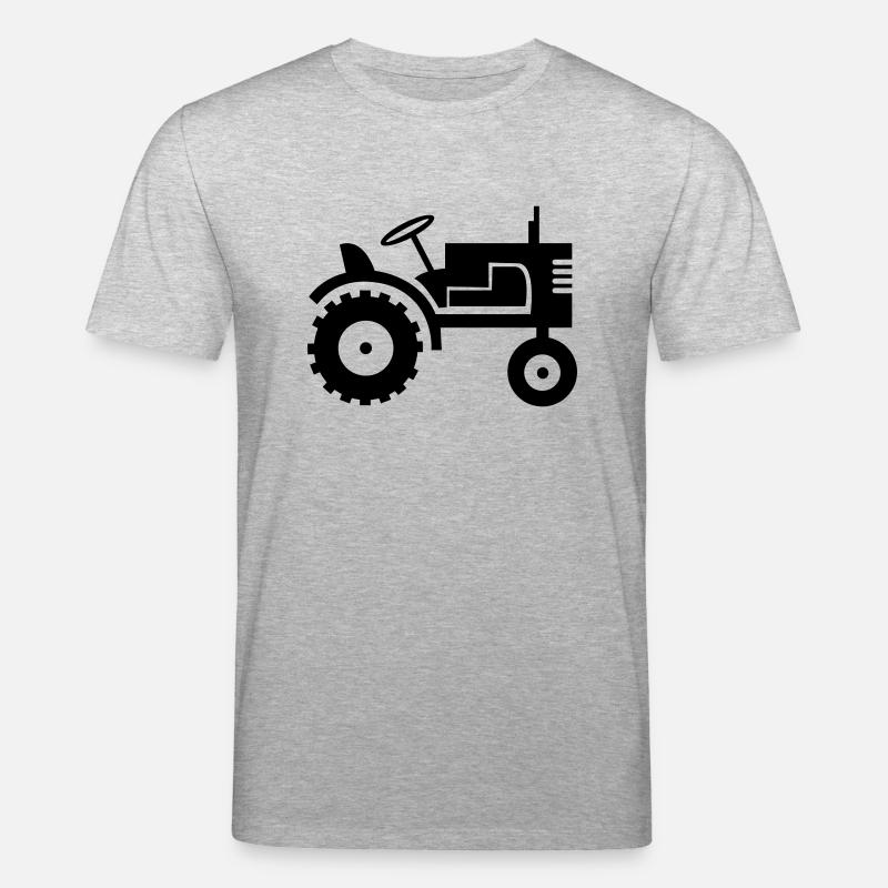 traktor_01 - Stanley/Stella Unisex Bio-T-Shirt CREATOR  - Grau meliert