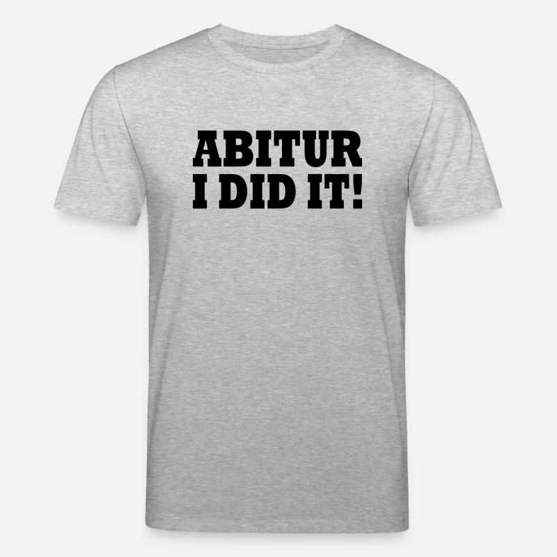 Abitur - Stanley/Stella Unisex Bio-T-Shirt CREATOR  - Grau meliert
