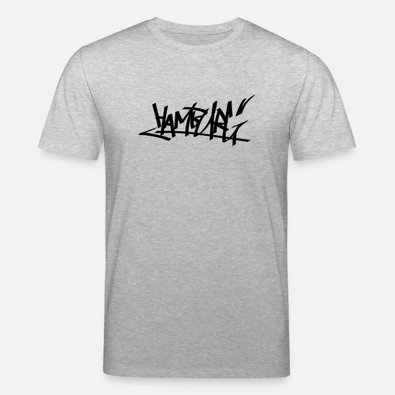 graffity hamburg 01 - Stanley/Stella Unisex Bio-T-Shirt CREATOR - Grau meliert
