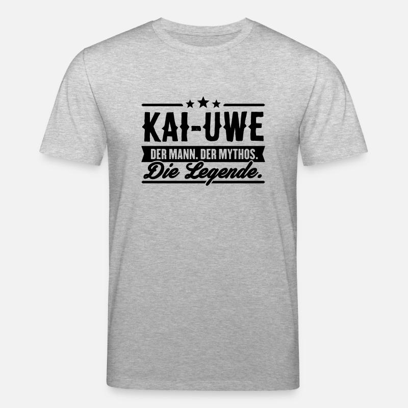 Mann Mythos Legende Kai-Uwe - Stanley/Stella Unisex Bio-T-Shirt CREATOR  - Grau meliert