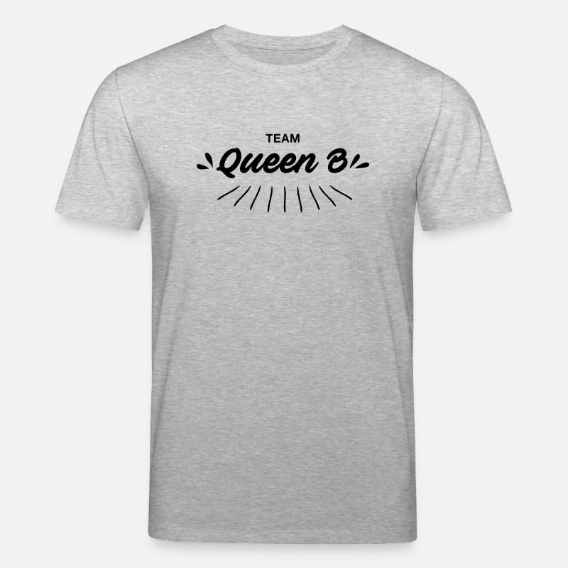 Team Queen B - Stanley/Stella Unisex Bio-T-Shirt CREATOR  - Grau meliert