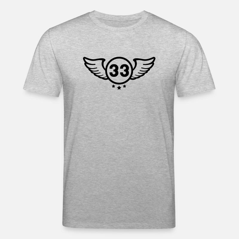shield_33__f1 - Stanley/Stella Unisex Bio-T-Shirt CREATOR  - Grau meliert