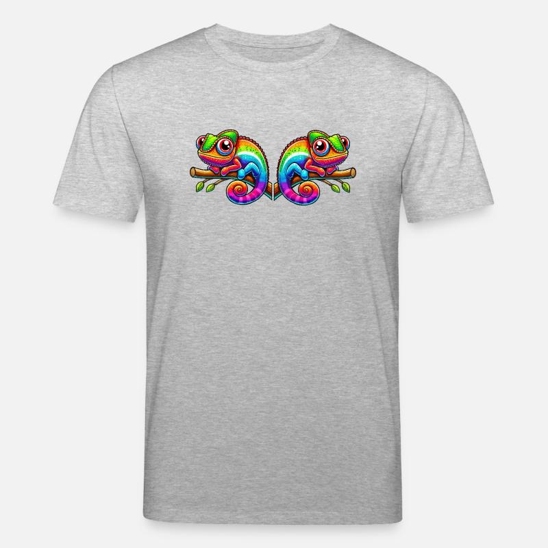 Bande dessinée Caméléon 2 - T-shirt bio CREATOR Stanley/Stella Unisexe - gris chiné