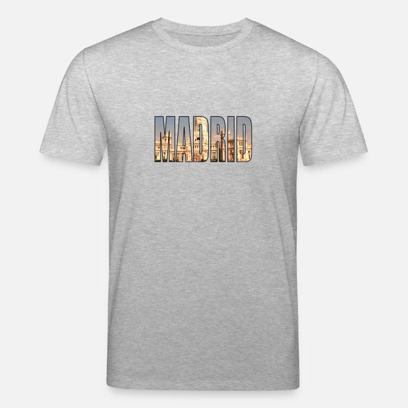 MADRID SPANIEN - Stanley/Stella Unisex Bio-T-Shirt CREATOR  - Grau meliert