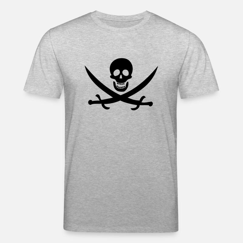 Pirat - Stanley/Stella Unisex Bio-T-Shirt CREATOR  - Grau meliert