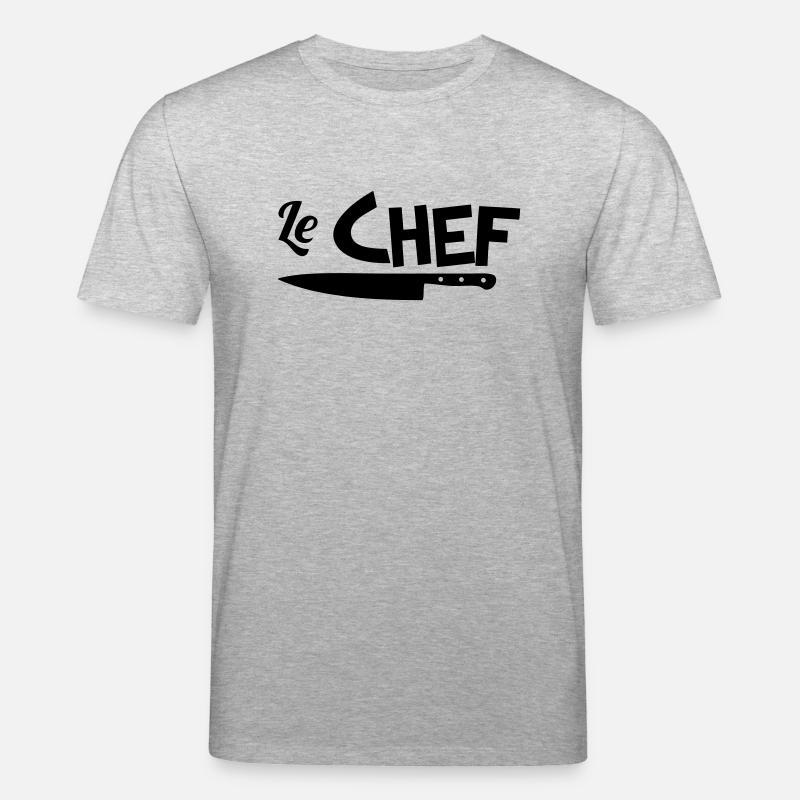 Le chef - T-shirt bio CREATOR Stanley/Stella Unisexe - gris chiné