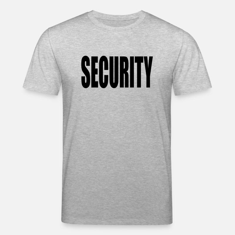 Security Graffiti Logo - Stanley/Stella CREATOR Unisex Organic T-Shirt - heather grey