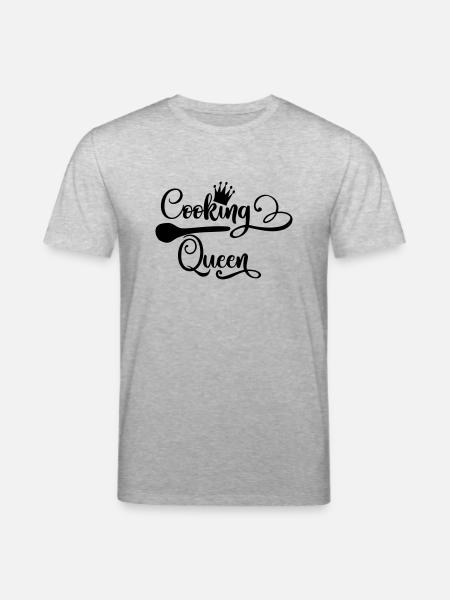 cooking_queen - Stanley/Stella Unisex Bio-T-Shirt CREATOR  - Grau meliert