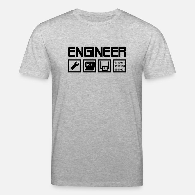 Engineer - Symbole - Stanley/Stella Unisex Bio-T-Shirt CREATOR  - Grau meliert
