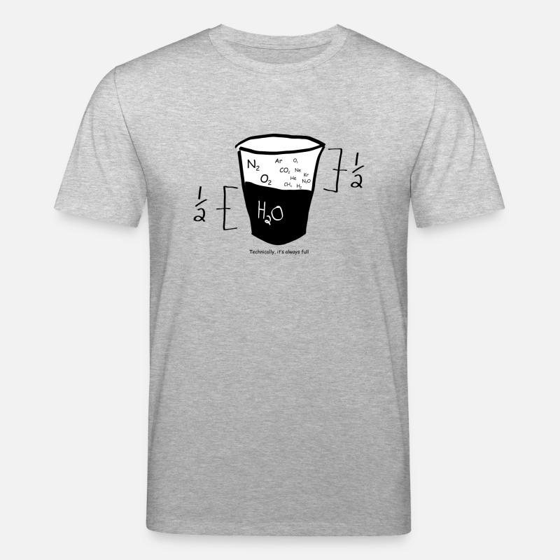 Nerd Math Grafik - Stanley/Stella Unisex Bio-T-Shirt CREATOR  - Grau meliert