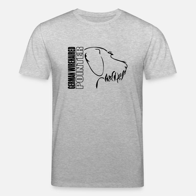 Drahthaar PROFIL - T-shirt bio CREATOR Stanley/Stella Unisexe - gris chiné