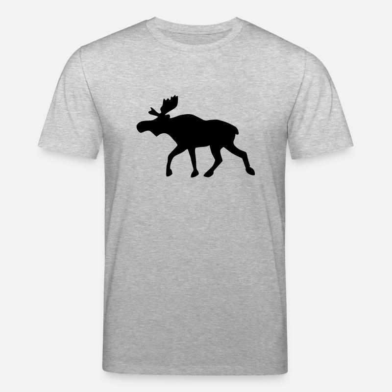 Elch - Stanley/Stella Unisex Bio-T-Shirt CREATOR  - Grau meliert