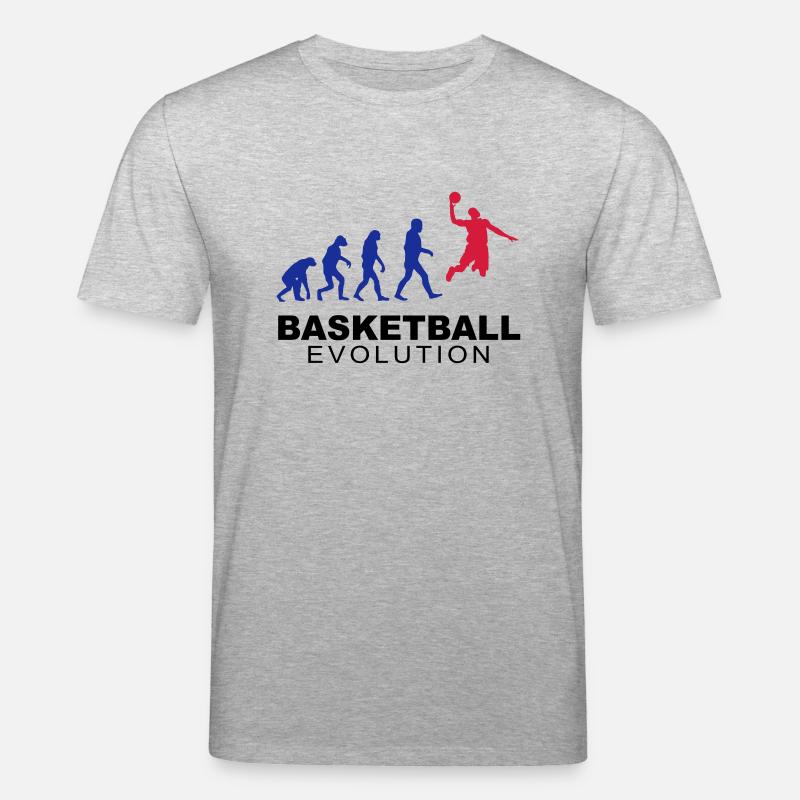 Basketball evolution - T-shirt bio CREATOR Stanley/Stella Unisexe - gris chiné