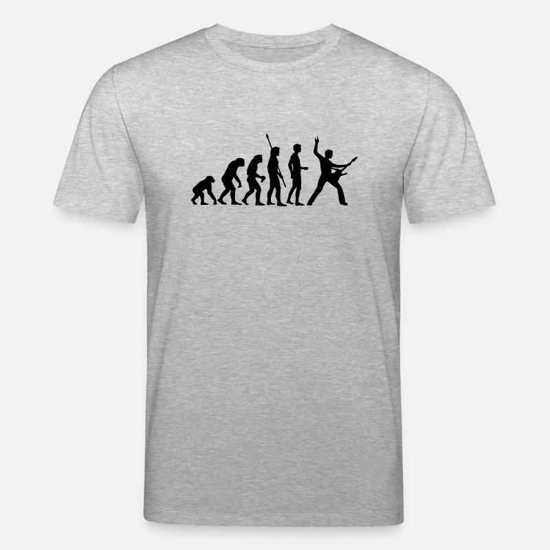 evolution_rocks_b_1c - Stanley/Stella Unisex Bio-T-Shirt CREATOR  - Grau meliert