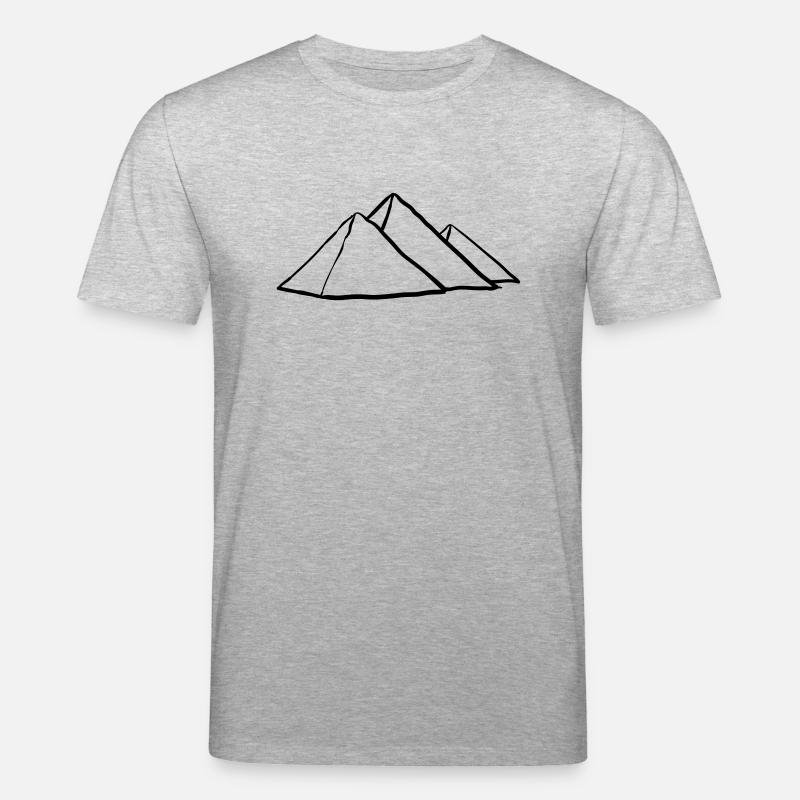 Pyramides de Gizeh - T-shirt bio CREATOR Stanley/Stella Unisexe - gris chiné