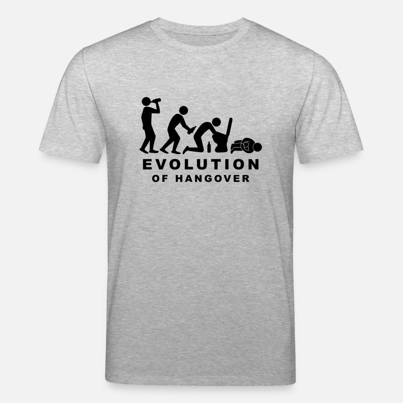 Evolution Hangover - T-shirt bio CREATOR Stanley/Stella Unisexe - gris chiné