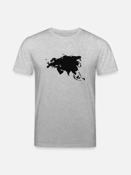 Eurasien - Stanley/Stella Unisex Bio-T-Shirt CREATOR  - Grau meliert