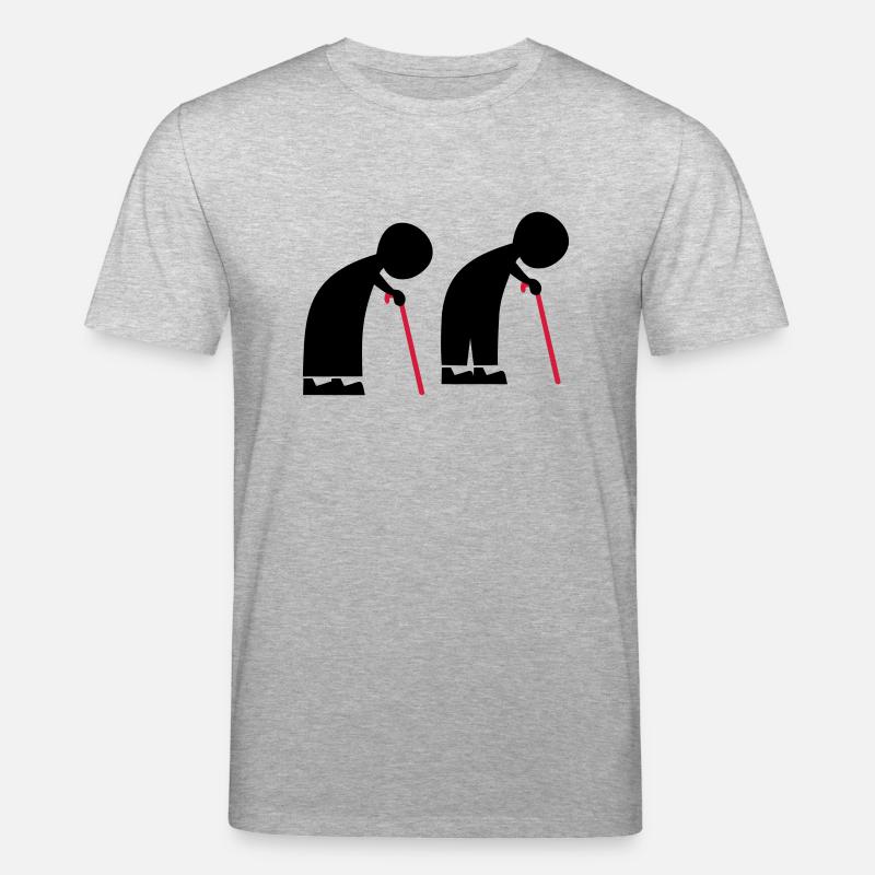 alte leute - Stanley/Stella Unisex Bio-T-Shirt CREATOR  - Grau meliert