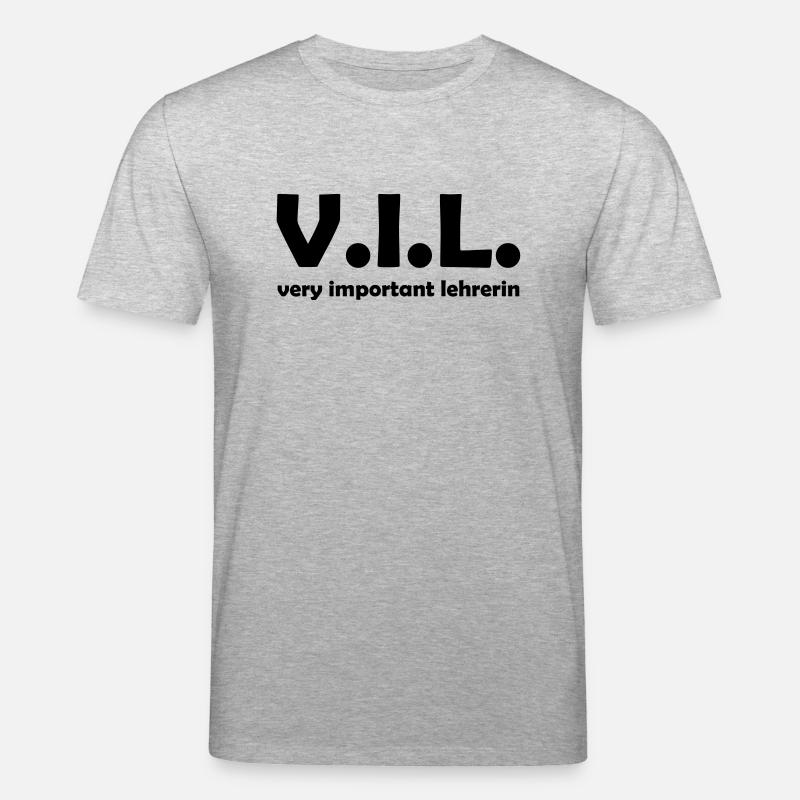 lehrerin - Stanley/Stella Unisex Bio-T-Shirt CREATOR  - Grau meliert