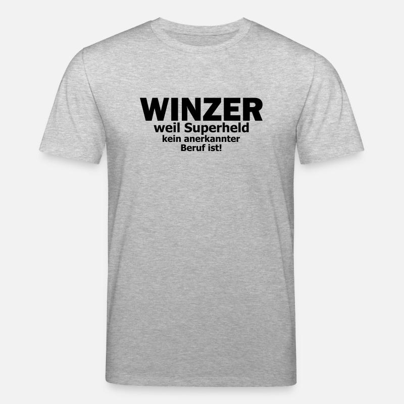 Winzer - Stanley/Stella Unisex Bio-T-Shirt CREATOR  - Grau meliert