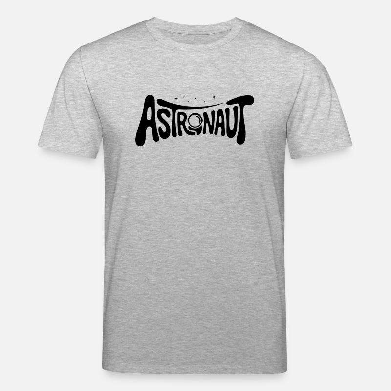 Astronaute - Cool Astonomy Logo - T-shirt bio CREATOR Stanley/Stella Unisexe - gris chiné