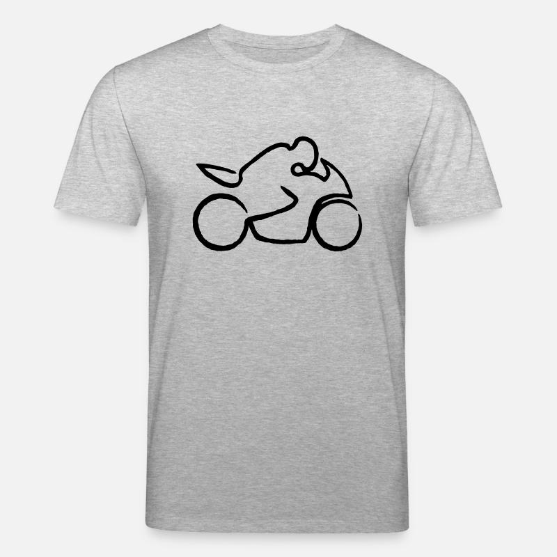 motorcycle - Stanley/Stella Unisex Bio-T-Shirt CREATOR  - Grau meliert
